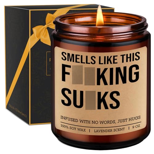 GSPY Candles, Sending Hugs, Grief, Comfort Gifts for Women Men - Sympathy Gifts for Loss of Loved One, Mom, Dad, Husband, Pet - Memorial, Thinking of You, Miscarriage, Condolences, Bereavement Ideas