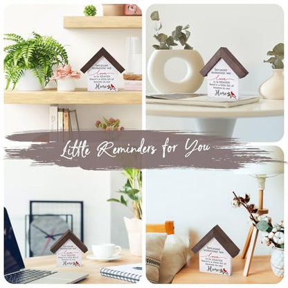 MBL Sympathy Memorial Bereavement Gifts - Wood Cardinal Grief Grieving Decor Gifts for Loss of Loved One Mom Dad Father Mother Women Men for Home Living Room Bedroom Shelf Centerpieces Remembrance