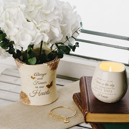 Pavilion Gift Company - Stars in the Sky - 8 oz -100% Soy Wax Candle Scent: Tranquility - style: In Memory, They're Happy