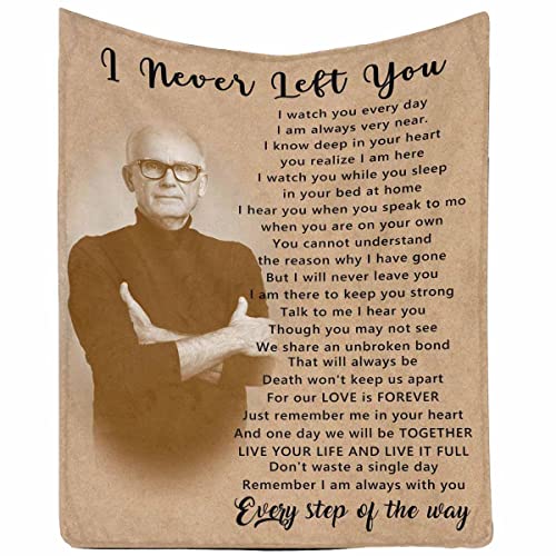 InterestPrint Custom Blanket Loss Sympathy Memorial Remembrance Hug Blanket Bed Throws - color: Multi K6, size: 30 x 40 Inches