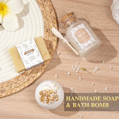 Get Well Gifts for Women Self Care Gifts Basket - Relaxing Spa Care Package After Surgery Mothers Day gifts - Feel Better Sympathy Mothersday Birthday Gift for Her Mom Sister Friend Wife (Khaki) - color: Khaki