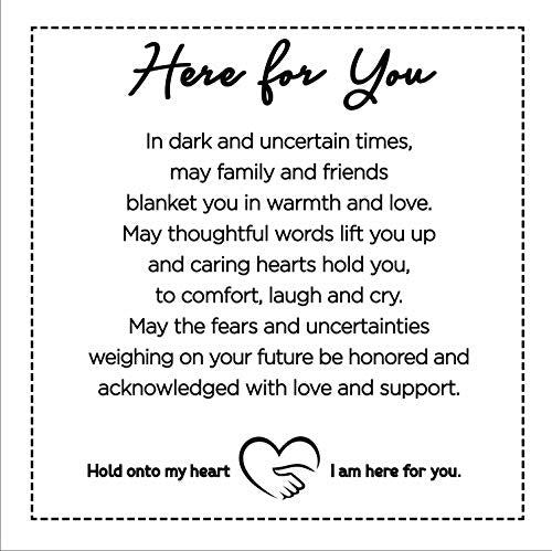 “Here for You” Blanket -Encouragement Gift/Caring Gift/Support Gift for Difficult Times/Bereavement Gift for Miscarriage/Infant Loss
