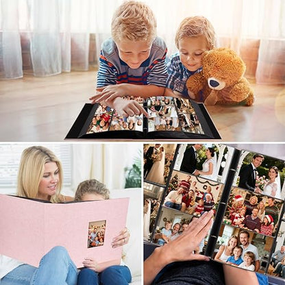Extra Large Capacity 4x6 Photo Album, Holds 1000 Photos, Pink - color: Pink
