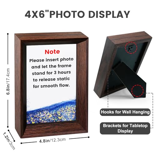 Dog Memorial Gifts for Loss of Dog Sympathy Gift - Personalized Pet Picture Frame 4x6【w/ Rainbow Bridge Ornament & Name Stickers & Sympathy Card】- Ideal Dogs Passing Away Gifts for Friends & Family