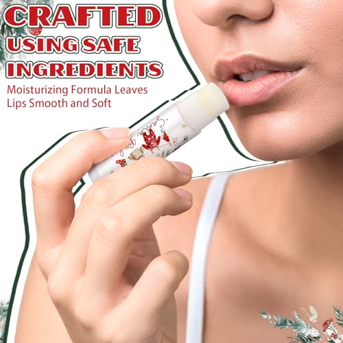 30 Pack Christmas Santa Lip Balm Gift Baby Shower Party Favor Prize - style: Santa