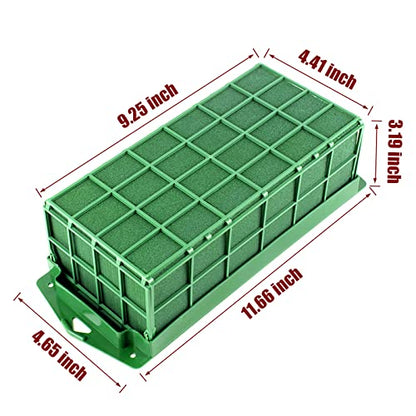 Takytao Floral Foam Cage 2 Pieces, Floral Foam for Artificial Flowers - size: 2 pcs