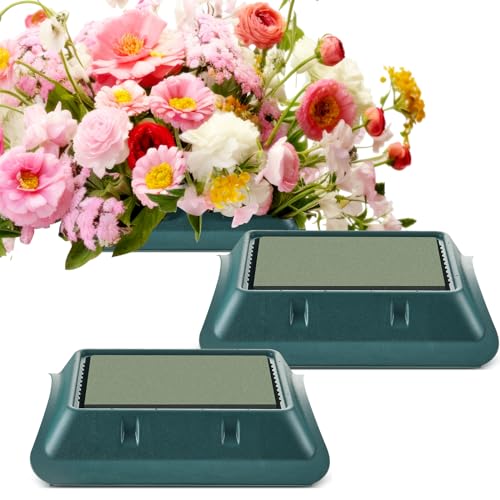 3 Pack Plastic Floral Casket Saddle with Foam,2.75 x 11.25 x 12.75 Inch | Large Rectangle Flower Arrangement Base Casket Saddle for Arrangements Craft Cemetery Decor Honoring - size: 2.75 x 11.25 x 12.75 Inch