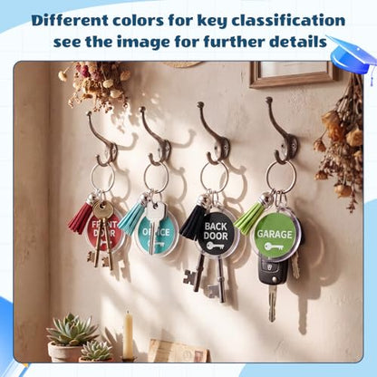 Yaomiao Acrylic Photo Keychain with Tassel Clear Blank Custom Keychain Frame Holder Insert Picture Keyring Making Kit - style: Round