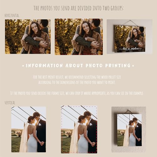 Personalized Wooden Photo Print from Your Picture - color: Modern Photo