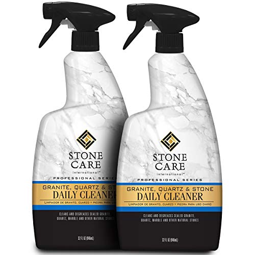 Stone Care International Granite Cleaner - 32 Fluid Ounces (2 Pack) Granite Marble Quartz Tile Travertine Limestone Slate Clean - size: 32 Fl Oz (Pack of 2)