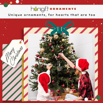 HUNIGIFT Cardinal Christmas Ornaments - Memorial Gifts, Bereavement Gifts - Cardinal Memorial Ornaments for Loss of Loved One - Sympathy Christmas Ornament - Acrylic Ornament