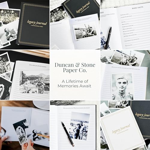 Duncan & Stone Legacy Journal for Grandparents, Memory Book, Ivory - style: Legacy Ivory
