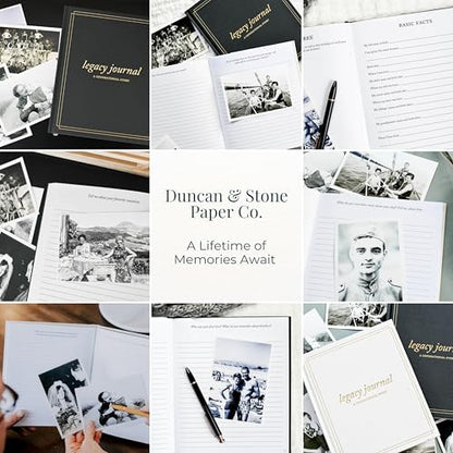 Duncan & Stone Legacy Journal for Grandparents, Memory Book, Ivory - style: Legacy Ivory