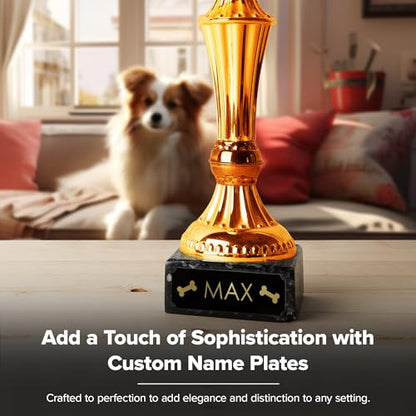 Custom Engraved Name Plate, Personalized Brushed Black/Gold Name Plaque, 2x6 Inches, Durable Engravable Impact Material, Made in The USA by My Sign Center - color: Black Gold, size: 2x6 Engraved