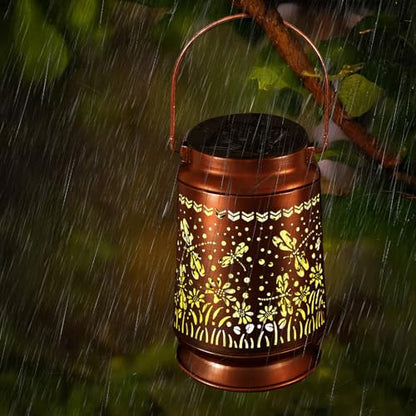 Solar Lanterns Outdoor Waterproof Gifts for Women Grandma Gifts - style: Dragonfly