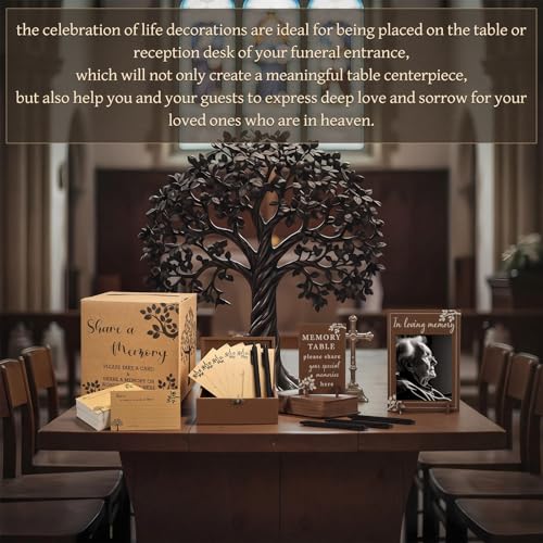 Gilprop 113 Pcs Celebration of Life Share a Memory Cards Set, Tree of Life - style: Tree of Life