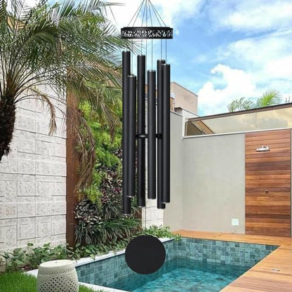 Suntimber 48" Large Wind Chimes for Outside Deep Tone, 6 Heavy Tubed Tubes | Memorial Sympathy Gifts for loss of loved one, Wind Chimes Outdoor Clearance for Garden,Yard,Patio and Lawn - size: 48" Large