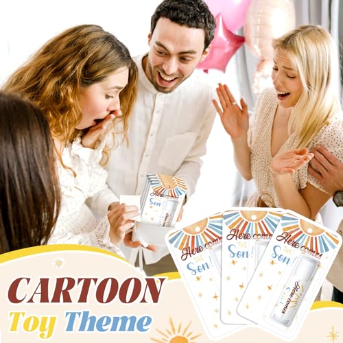 30 Pack Here Comes the Son Baby Shower Favors Games Prizes Party Gifts Bulk Sunshine Lip Balms for Winners Adults Guests Gender Reveal Favors Decorations Baby Shower Souvenirs Gift Bags Stuffers - style: Here Comes the Son