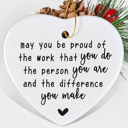 Jocidea May You Be Proud of The Work You Do The Person You are and The Difference You Make - Thank You Gift - Employee Gift - color: Be Proud of You
