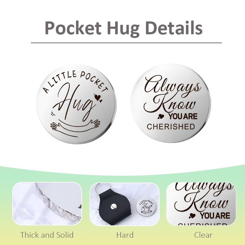 YALLNASL Grandma Aunt Mom Mothers Day Gift for Women Wife Grandpa Uncle Dad Fathers Day Presents for Men Husband Pocket Token - color: Always Know
