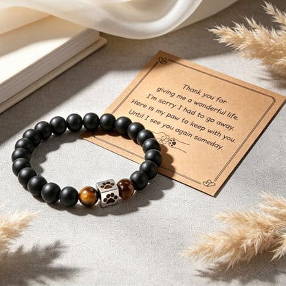 Dog Memorial Gifts for Loss of Dogs Pet Memorial Bracelet Keepsake Jewelry | Pet Memorial Sympathy Gifts for Dogs Cats, Pet Loss Remembrance Bereavement Passing Away Gift for Dog Cat Owner