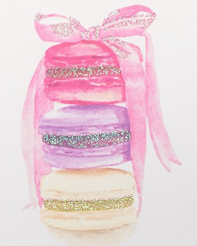 Papyrus Blank Cards with Envelopes, Stack of Macarons (14-Count) - color: Stack of Macarons