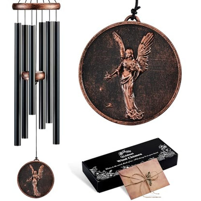34" Angel Wind Chimes for Outside, Gifts for Women Mom Grandma - size: 34" Angel