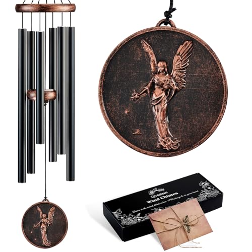 34" Angel Wind Chimes for Outside, Gifts for Women Mom Grandma - size: 34" Angel
