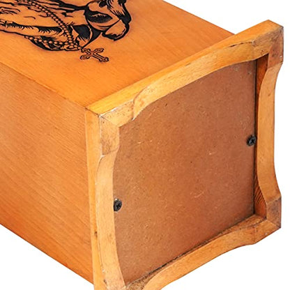 Rosewood Wooden Cremation Urns for Human Ashes Adult - Handcrafted Funeral Memorial Ash Storage Urn - Burial Columbarium (Praying Hand, 250 Cubic Inches) - color: Praying Hand