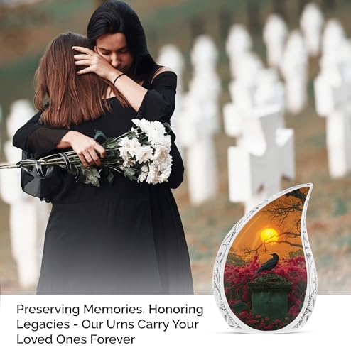 Guardian of The Twilight Garden - Human Cremation Urn - Small Urn - 3 Inch - Pack of 4 - Urn for Ashes Adult Male & Female - Keepsake Urn for Ashes - Burial Urn - Human Urn for Ashes - size: Keepsake-4