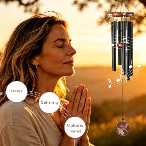 Memorial Wind Chimes for Outside,36 Inch Sympathy Wind Chime Memory