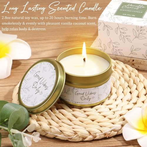 Self Care Get Well Soon Gift Baskets for Women Birthday Gifts Care Package - color: Ivory