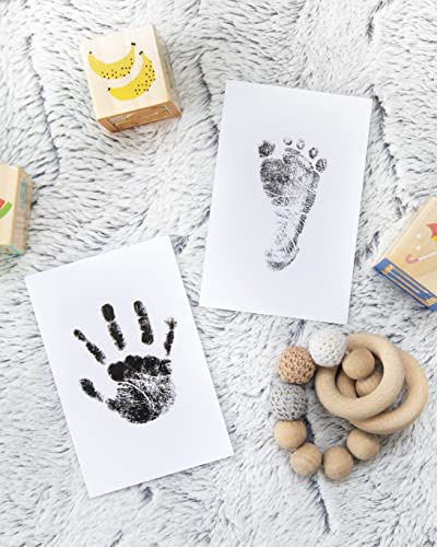 Pearhead Clean Touch Ink Pad Kit, 2-Pack, Baby Keepsake Gift - color: Black New Packaging 2-Pack, size: Regular 2.5" x 3.5”