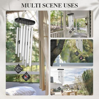 SteadStyle Memorial Gifts for Loss of Mom, Cardinal Memorial Wind Chimes | Sympathy Bereavement Gifts for Loss of Mother, Loss of Mom Sympathy Gifts, In Memory of Mom, Memorial Wind Chime Garden Patio