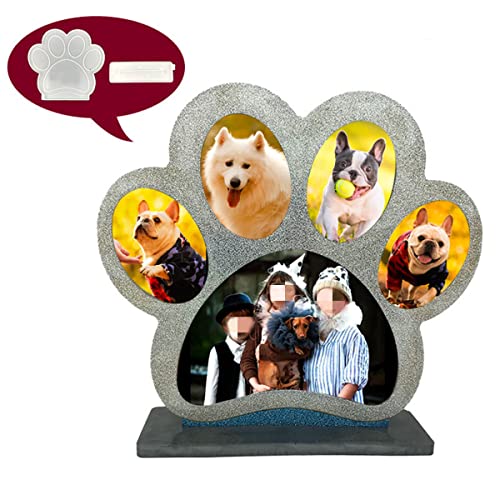 Dog Paw Shape Photo Frame Mold - Silicone Picture Frame Mold for Epoxy Resin Casting, Home Table Decoration