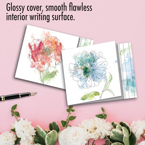 The Best Card Company - 12 Sympathy Note Cards with Envelopes - Loving Flower Bereavement (4 Designs, 3 Each) - Basic Blooms AMQ4627SMG-B3x4 - style: Basic Blooms