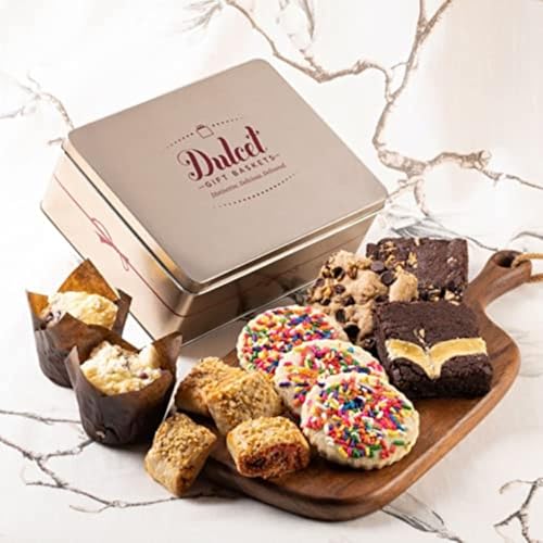 Snack Gift Basket for All Occassions, Thinking of You, Sympathy, Get Well Soon Gift Baskets for Women Families and Friends Food Gifts by Dulcet Gift Baskets - style: All Occasions