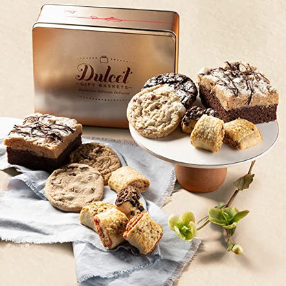 Premium Gourmet Gift Box Old Fashioned Bakery Gift Tin - Cakes Food Gifts Box for Anniversary, Wedding, Housewarming - Ideal for All Occasions - Family & Office Gatherings - Men & Women - Baked Goods, Dessert Sweets - color: All Occasions