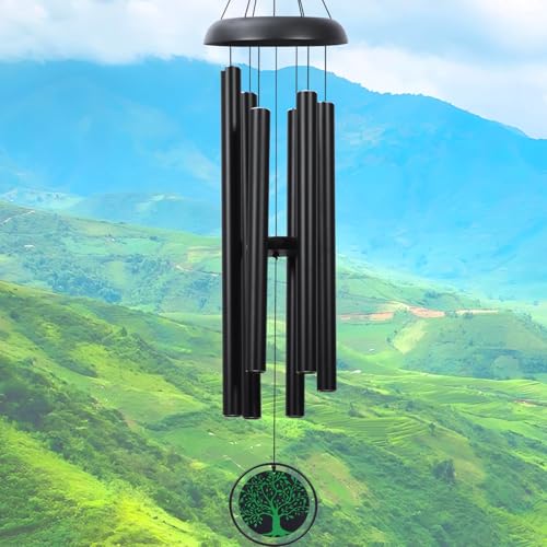 Wind Chimes for Outside Large 48", Deep Tone Windchimes Outdoors | Decor for Porch,Yard,Garden,Patio, Memorial Wind Chime for Loss of Loved One, Sympathy Bereavement Grief Gift for Meditation