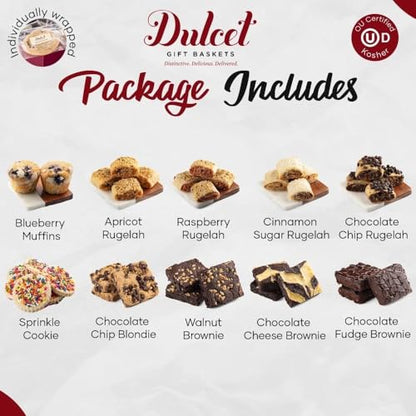Snack Gift Basket for All Occassions, Thinking of You, Sympathy, Get Well Soon Gift Baskets for Women Families and Friends Food Gifts by Dulcet Gift Baskets - style: All Occasions