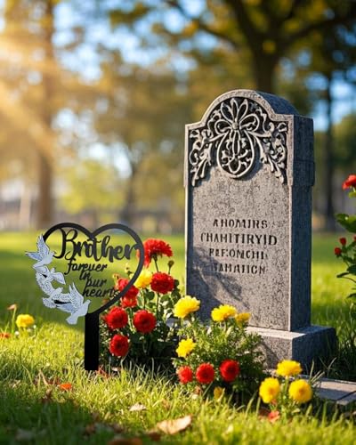 Cemetery Decorations for Grave Brother Heart Pigeon Grave Decorations for Cemetery - style: Brother Pigeon