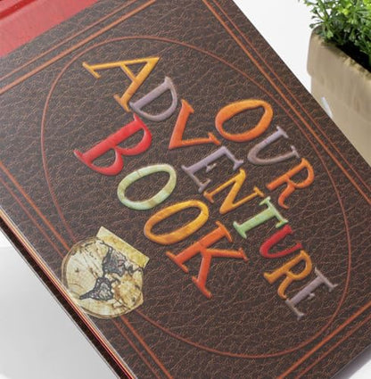 Scrapbook Photo Album,Our Adventure Book, Embossed Words Hard Cover Movie Up Travel Scrapbook for Anniversary, Wedding, Travelling, Baby Shower, etc (Adventure Book) - color: Adventure