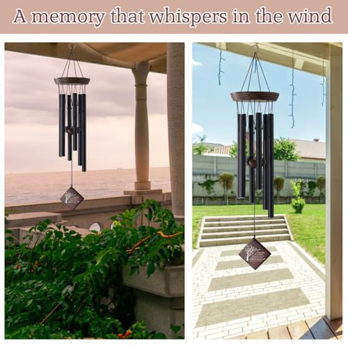 Sympathy Wind Chimes for Loss of Loved One, Bereavement Gifts - size: Cardinal