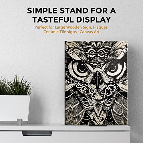 TR-LIFE 3 Pack 10 Inch Plate Stands for Display - Large Picture Stand