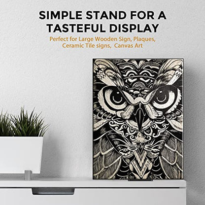 TR-LIFE 3 Pack 10 Inch Plate Stands for Display - Large Picture Stand