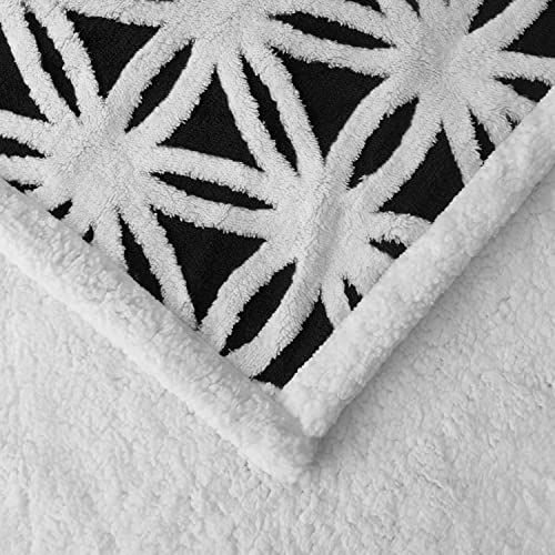 LOMAO Sherpa Fleece Blanket Fuzzy Soft Throw Blanket Dual Sided Blanket for Couch Sofa Bed (Black, 60''x80'') - color: Black, size: 60''x80''