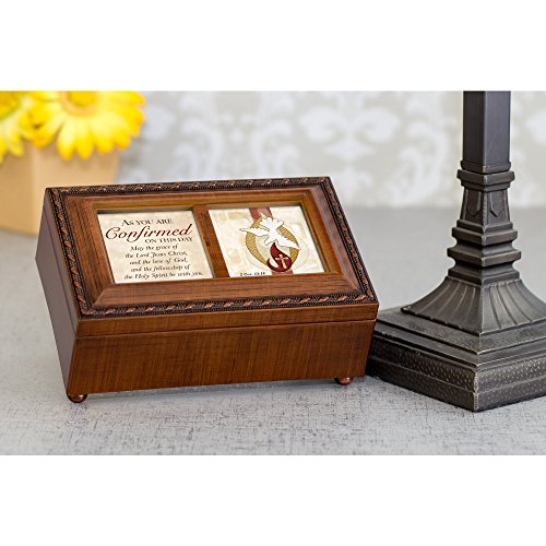 Cottage Garden Confirmed On This Day Woodgrain Petite Keepsake Music Box Plays Ave Maria