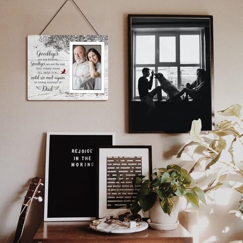 SteadStyle Memorial Gifts for Loss of Father - Memorial Picture Frame - Sympathy Gift, Bereavement Gifts for Loss of Father - Fits 4x6 In Photo