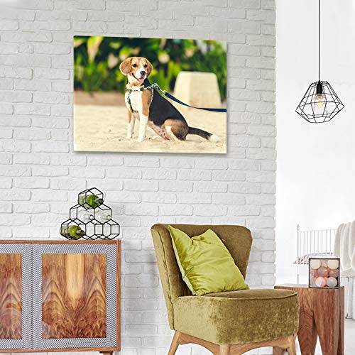 Personalized Photo to Canvas Print - Canvas Prints With Your Photos on Custom Wall Art for Bedroom, Living Room, Wedding Baby Pet Family Picture Framed Wall Art (16" W x 12" H) - size: 16"L x 12"W