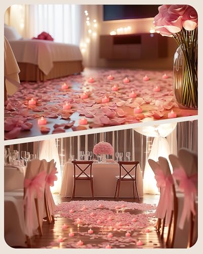 Amagic 12Pack Pink Flameless LED Tea Lights Candles Battery Operated - color: Pink, size: 12 Pack